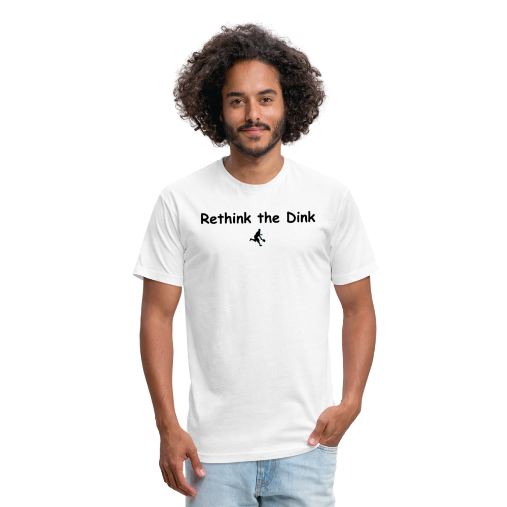 Fitted Cotton/Poly T-Shirt by Next Level - white