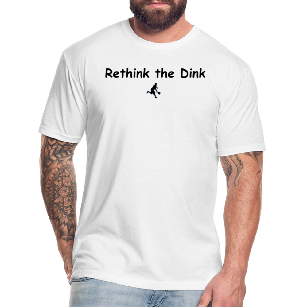 Fitted Cotton/Poly T-Shirt by Next Level - white