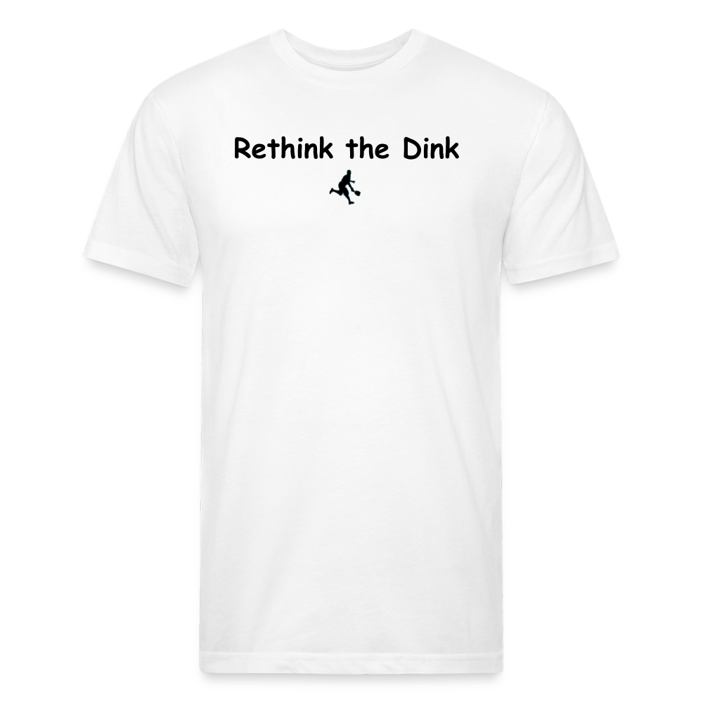 Fitted Cotton/Poly T-Shirt by Next Level - white