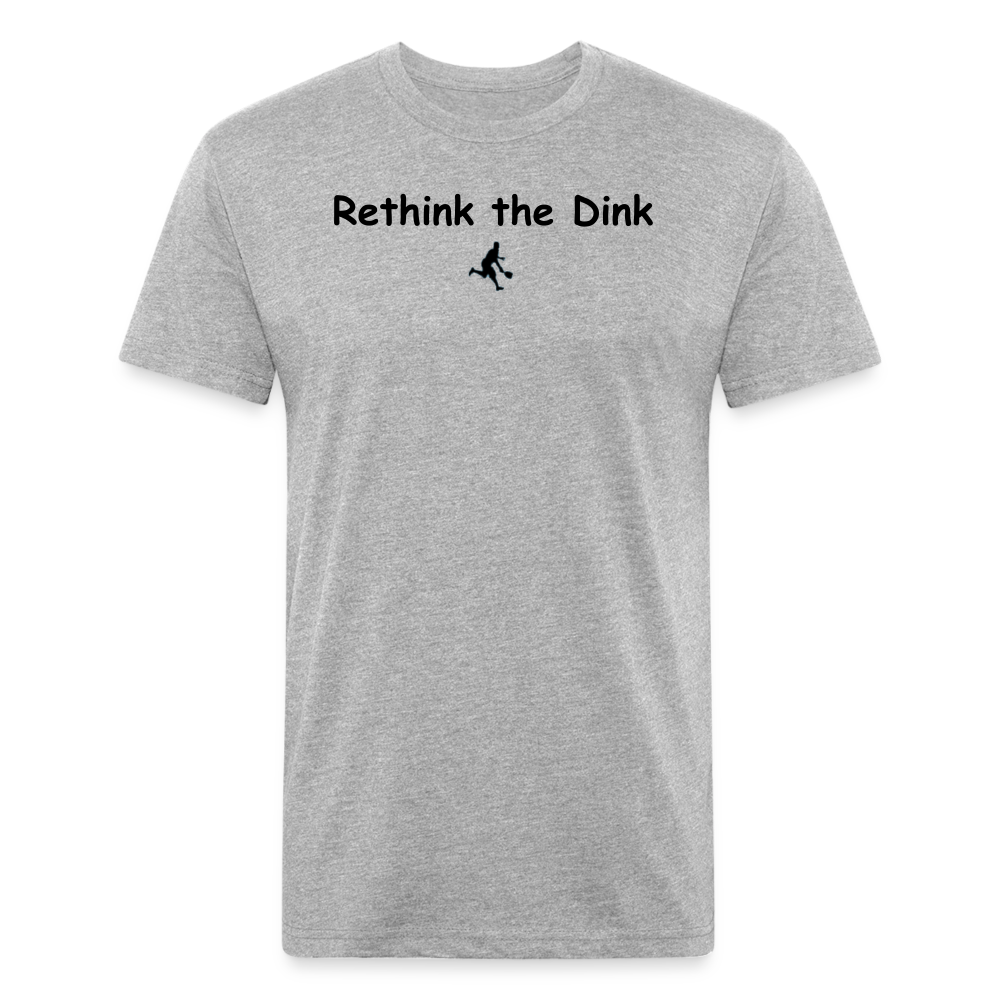 Fitted Cotton/Poly T-Shirt by Next Level - heather gray