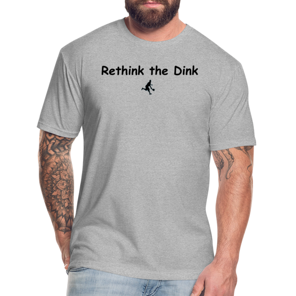 Fitted Cotton/Poly T-Shirt by Next Level - heather gray